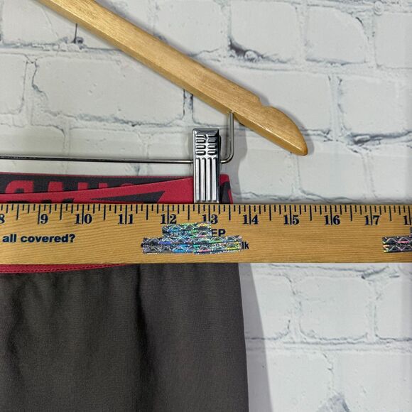 Gymshark Seamless Leggings Women Medium Brown Red Waistband Logo Activewear Gym - Picture 5 of 12